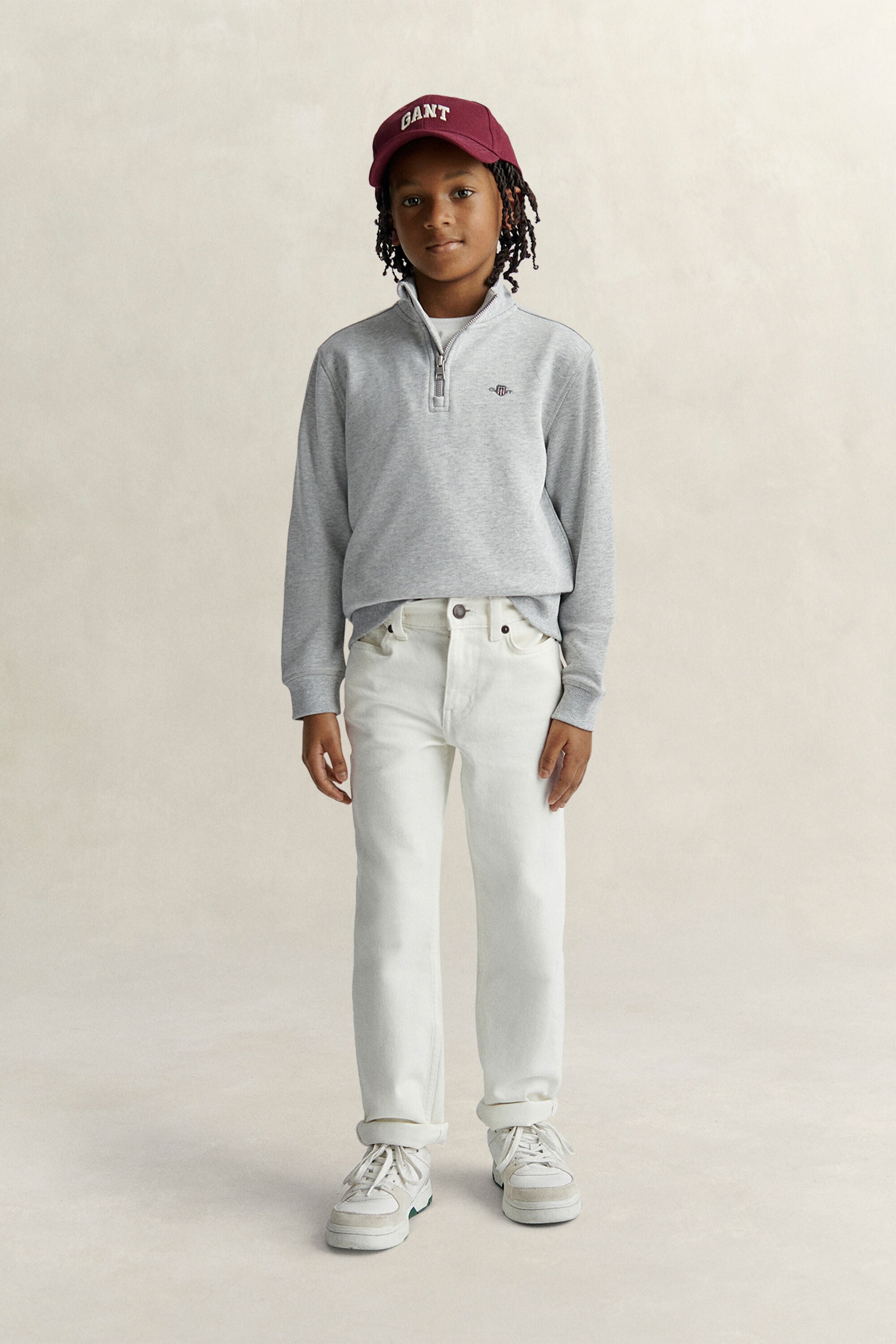 Sweatshirt com meio fecho de correr Shield Teen Boys