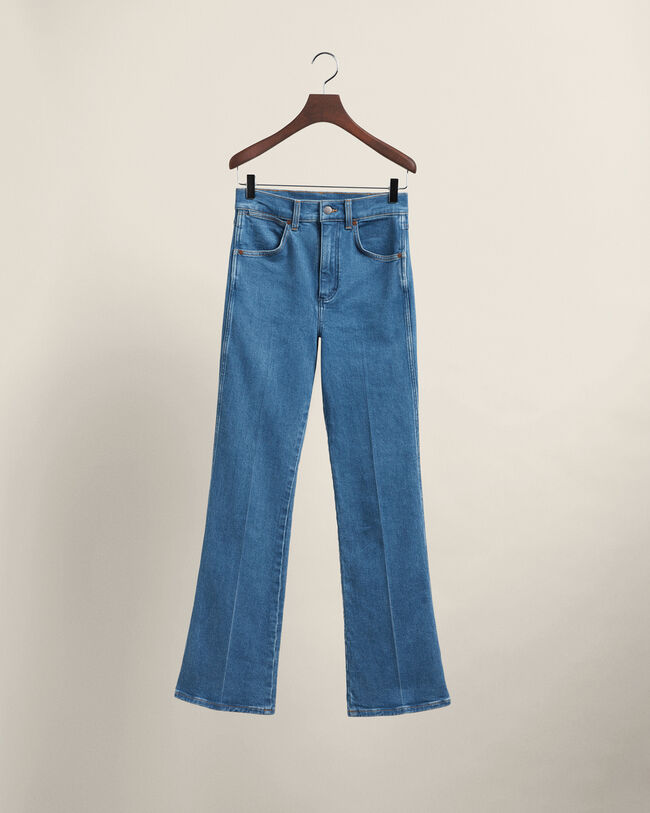 Calças de ganga Bootcut Wrangler x GANT