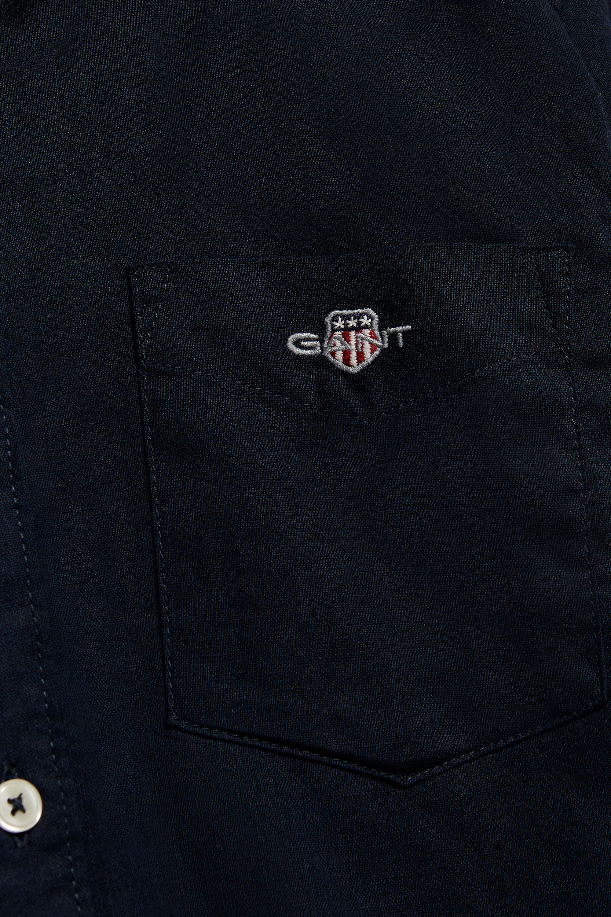 Camisa em mistura de linho Teen Boys