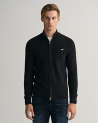 Casaco de malha em algodão Texture