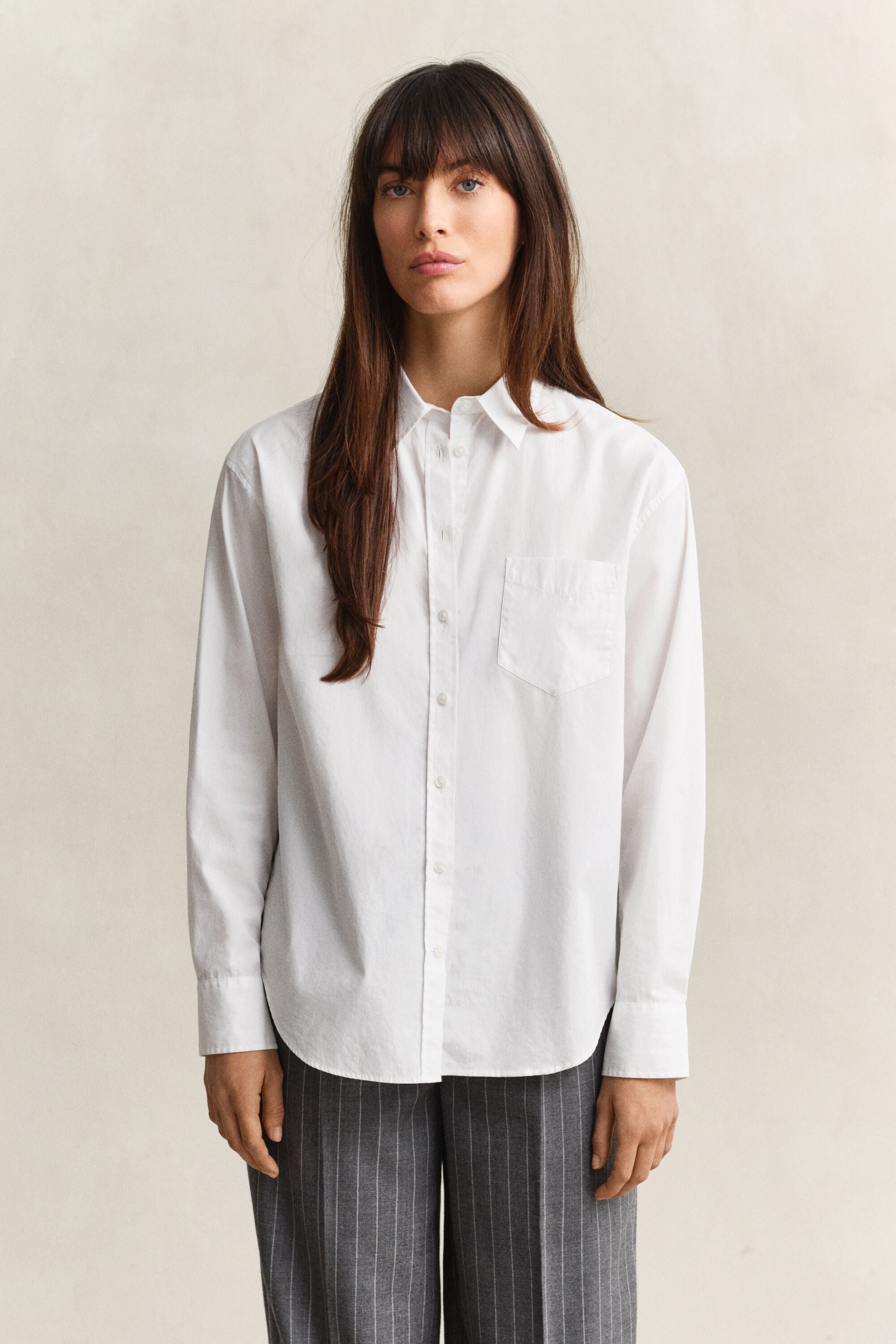 Camisa em popelina Classic relaxed fit