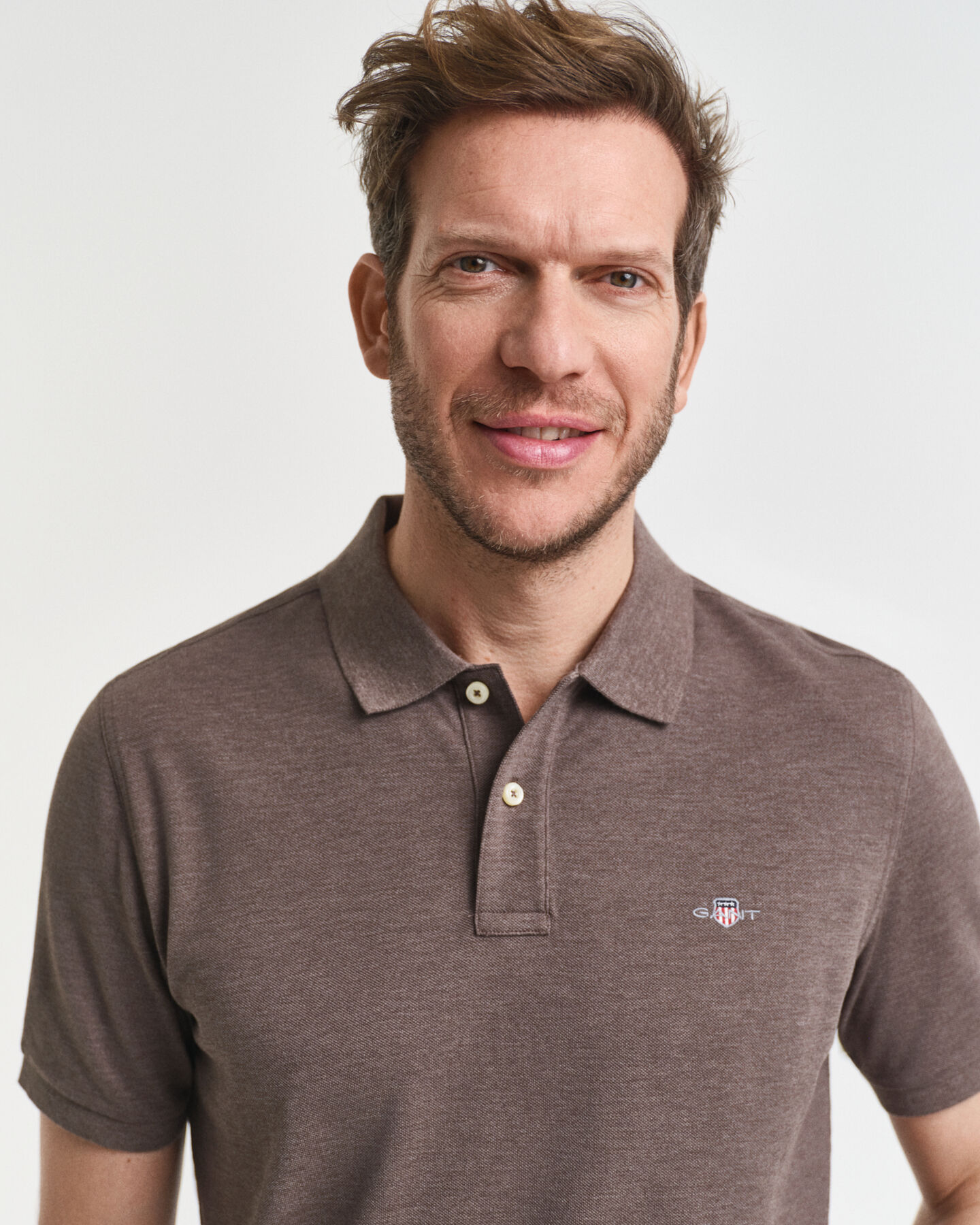 Polo em algodão piqué Shield regular fit