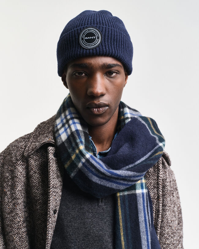 Gorro em malha de lã