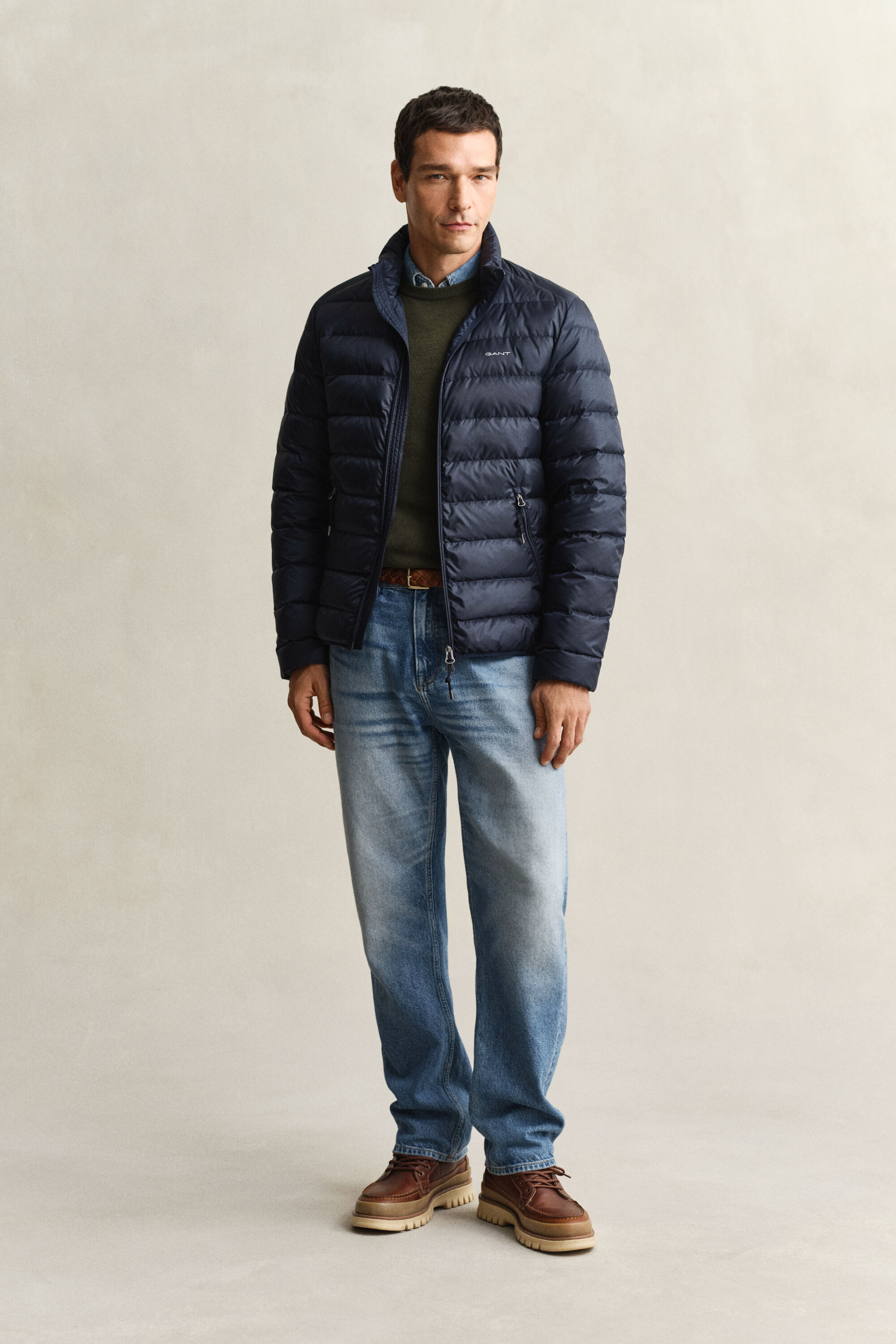 Blusão de penas leve