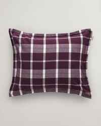 Fronha em flanela com padr&atilde;o de xadrez