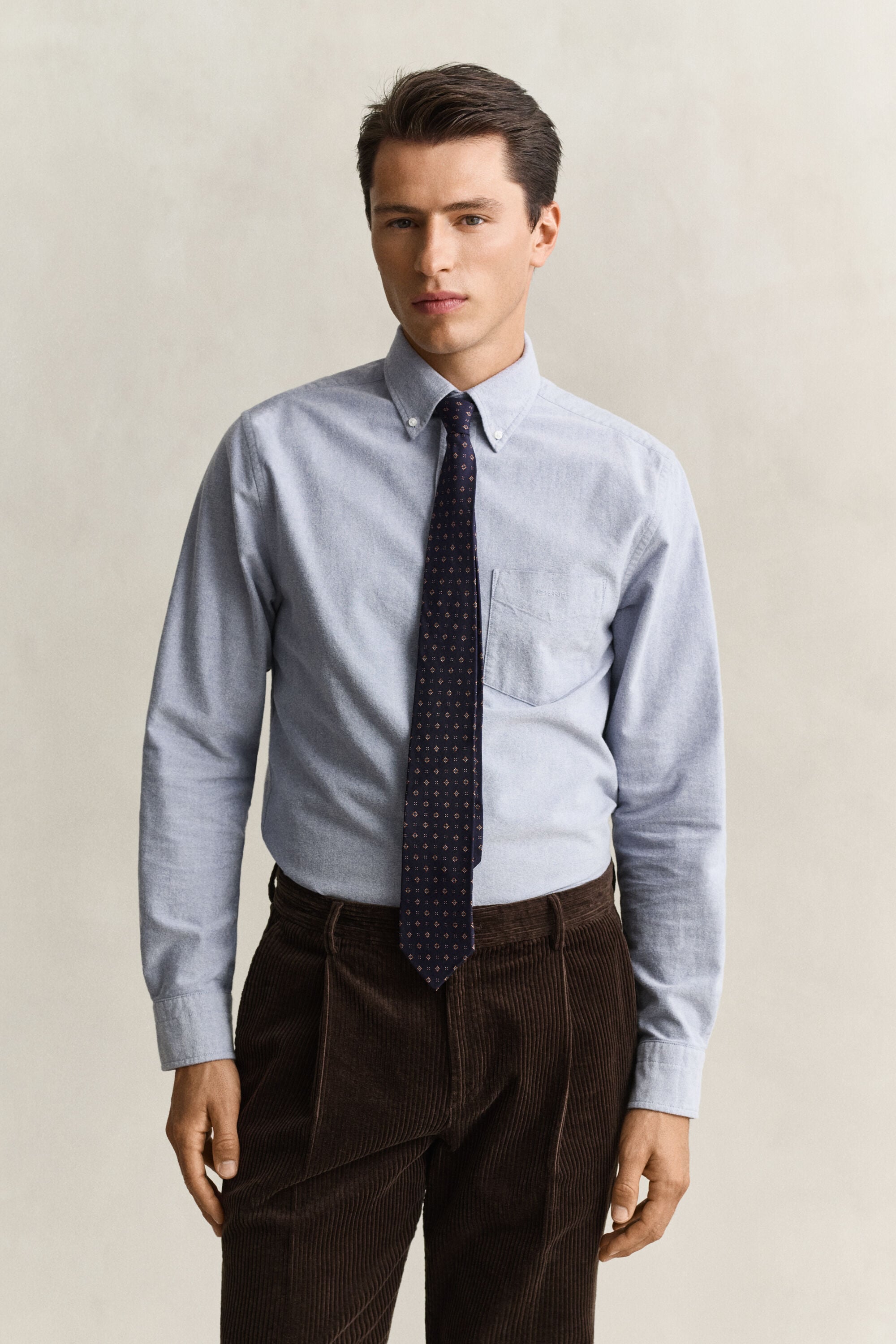 Camisa Oxford escovada