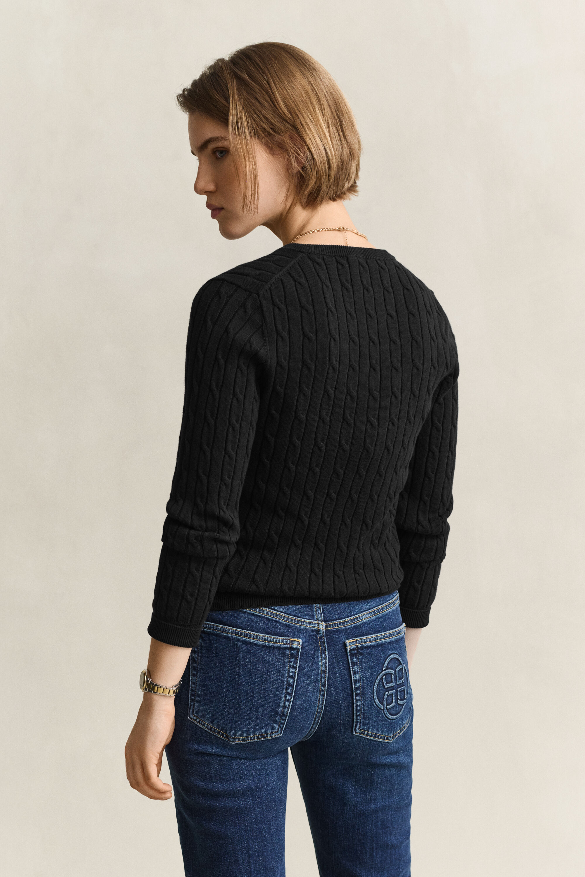 Camisola de malha entrançada Classic