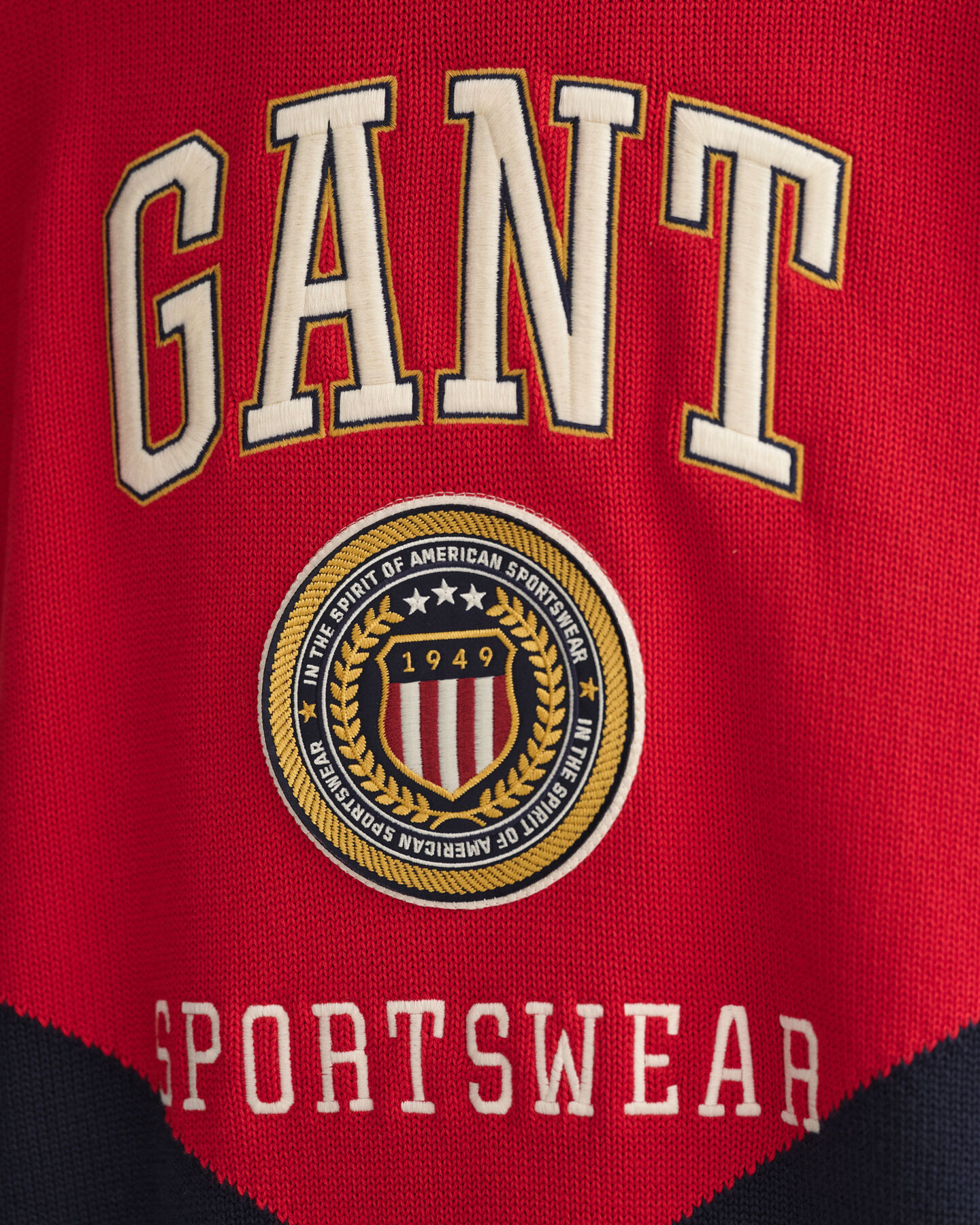 Pulover com decote redondo Crest Shield