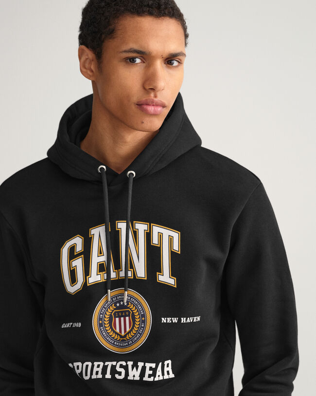 Sweatshirt com capuz Crest Shield