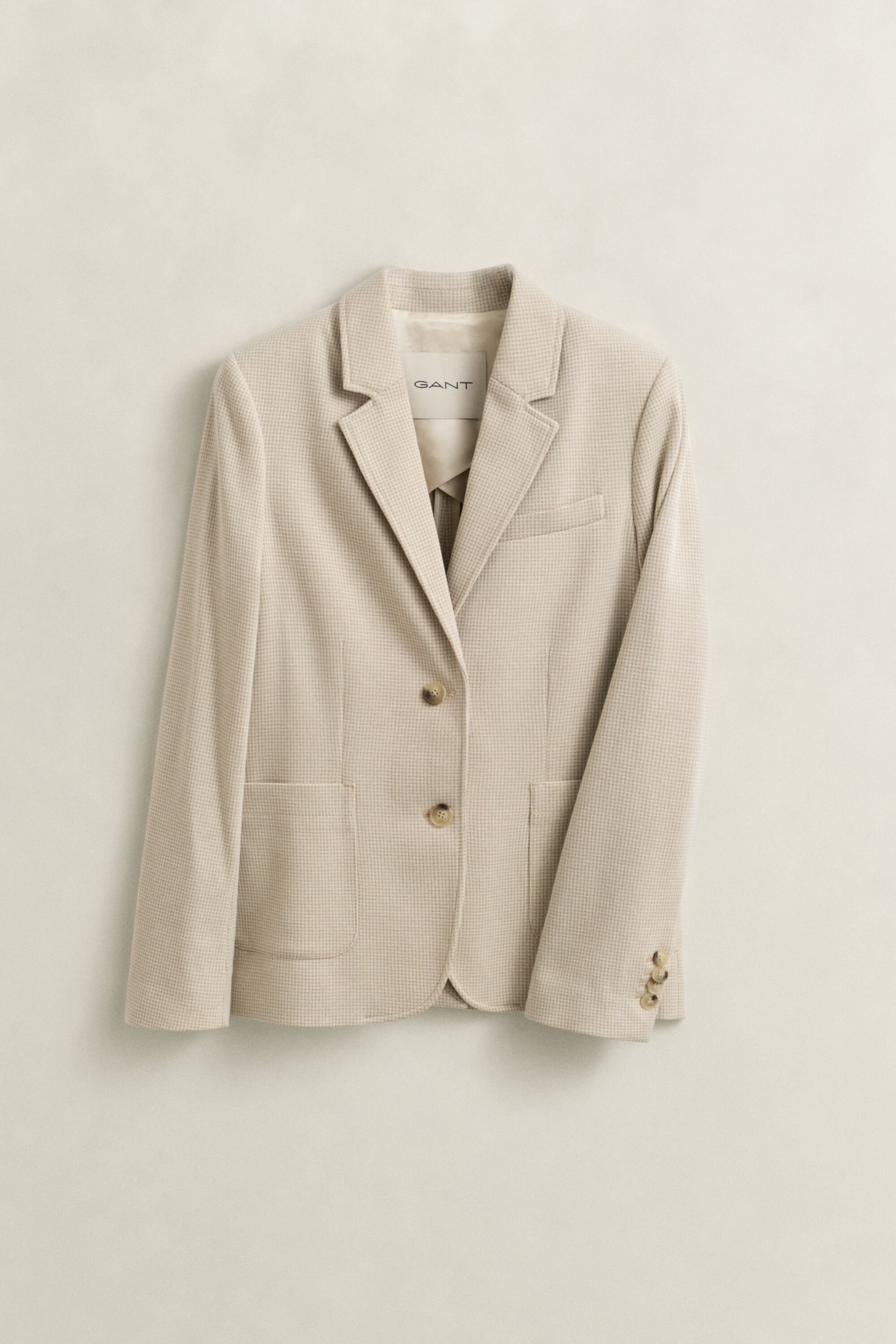 Blazer em algodão piqué