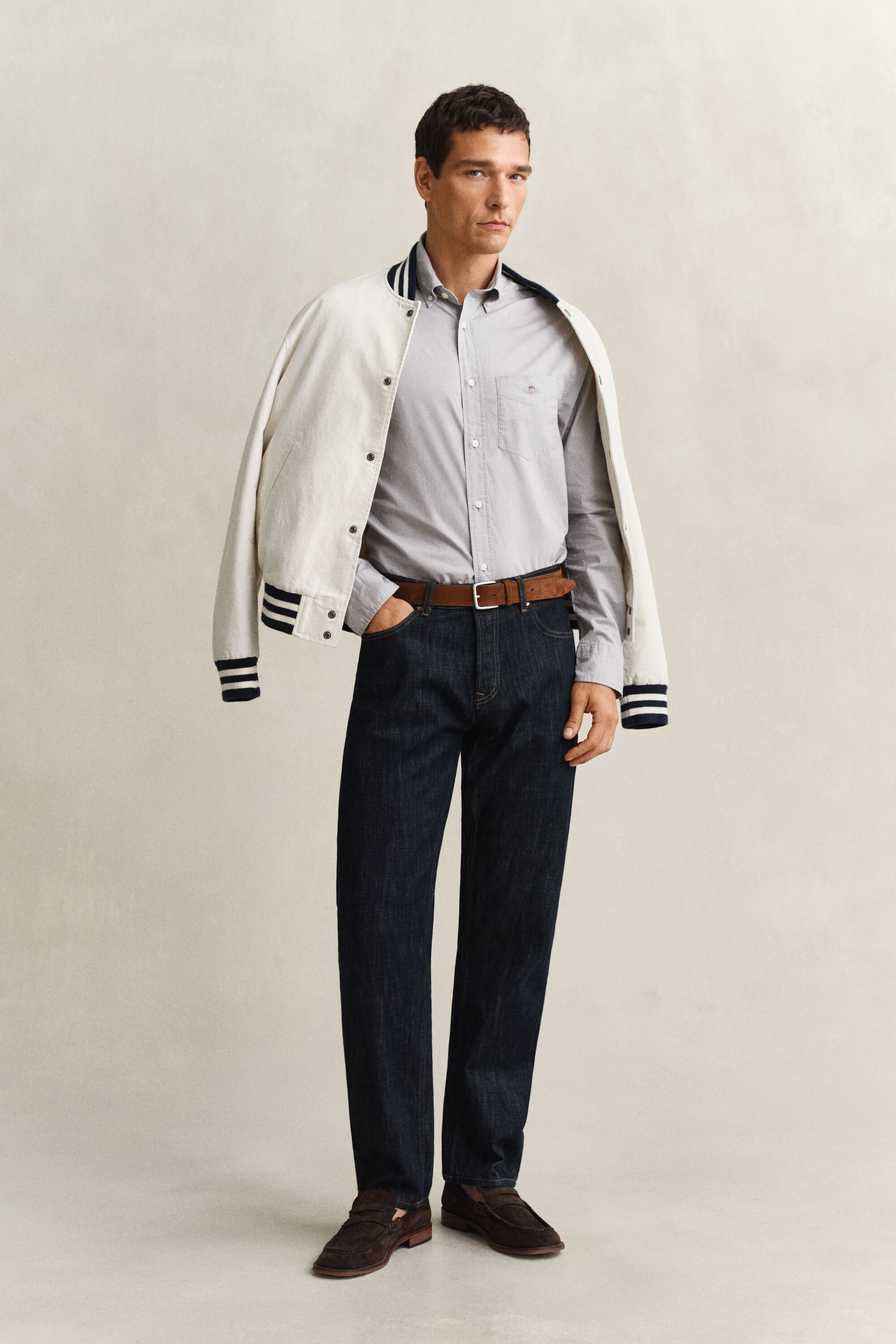 Camisa em popelina Classic regular fit