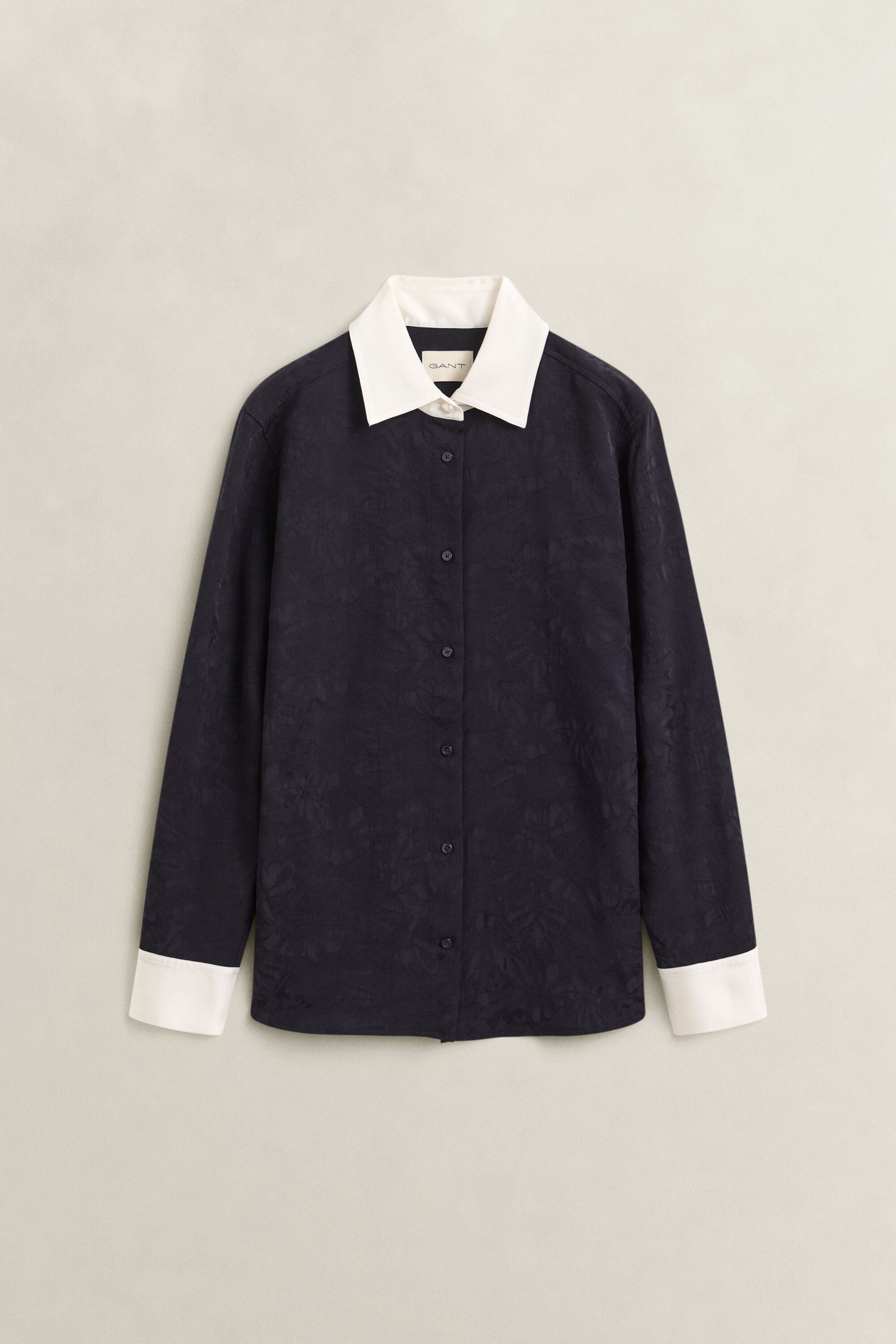 Camisa com padrão Jacquard