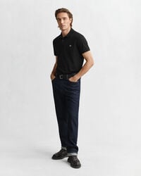Polo em algodão piqué Shield regular fit