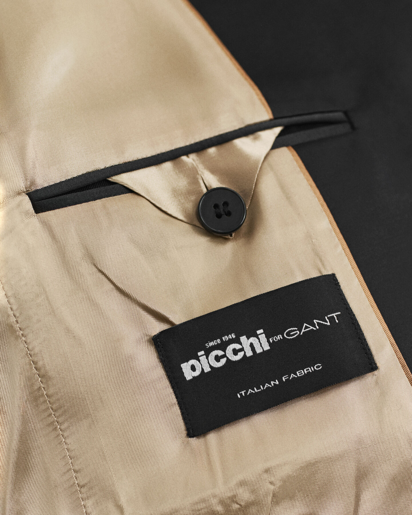 Blazer Tuxedo em mistura de lã regular fit