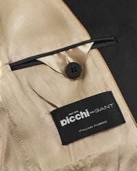 Blazer Tuxedo em mistura de lã regular fit