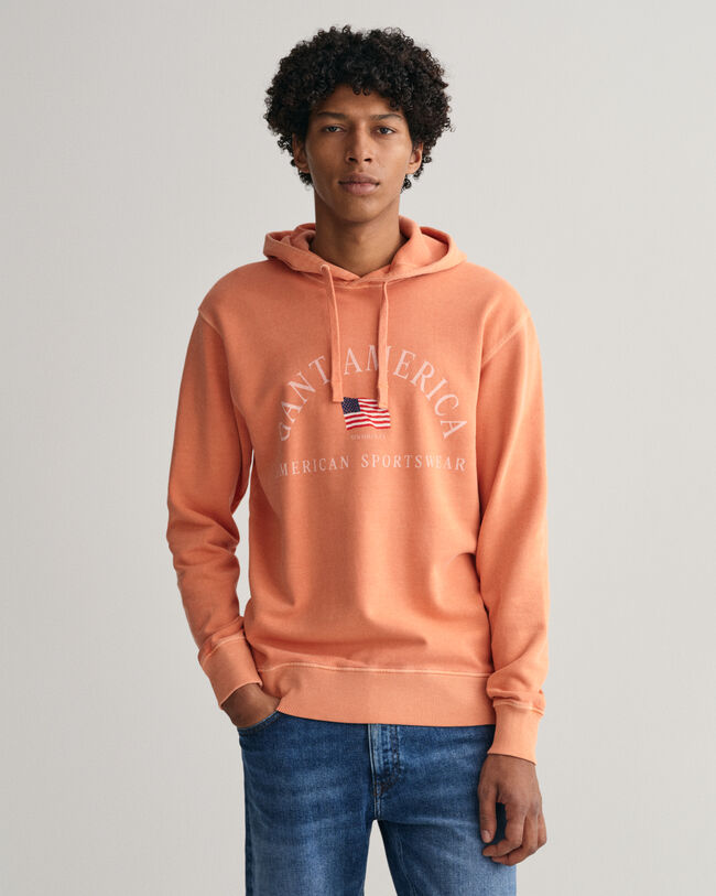 Sweatshirt com capuz GANT USA Sunfaded