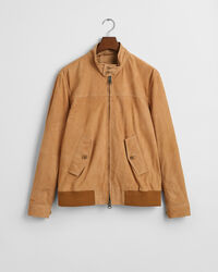 Casaco Harrington em camurça