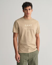 T-shirt com estampado GANT Script Graphic