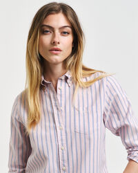 Camisa Oxford Archive &agrave;s riscas regular fit