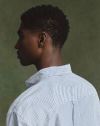 Camisa US Oxford Banker Stripe relaxed fit