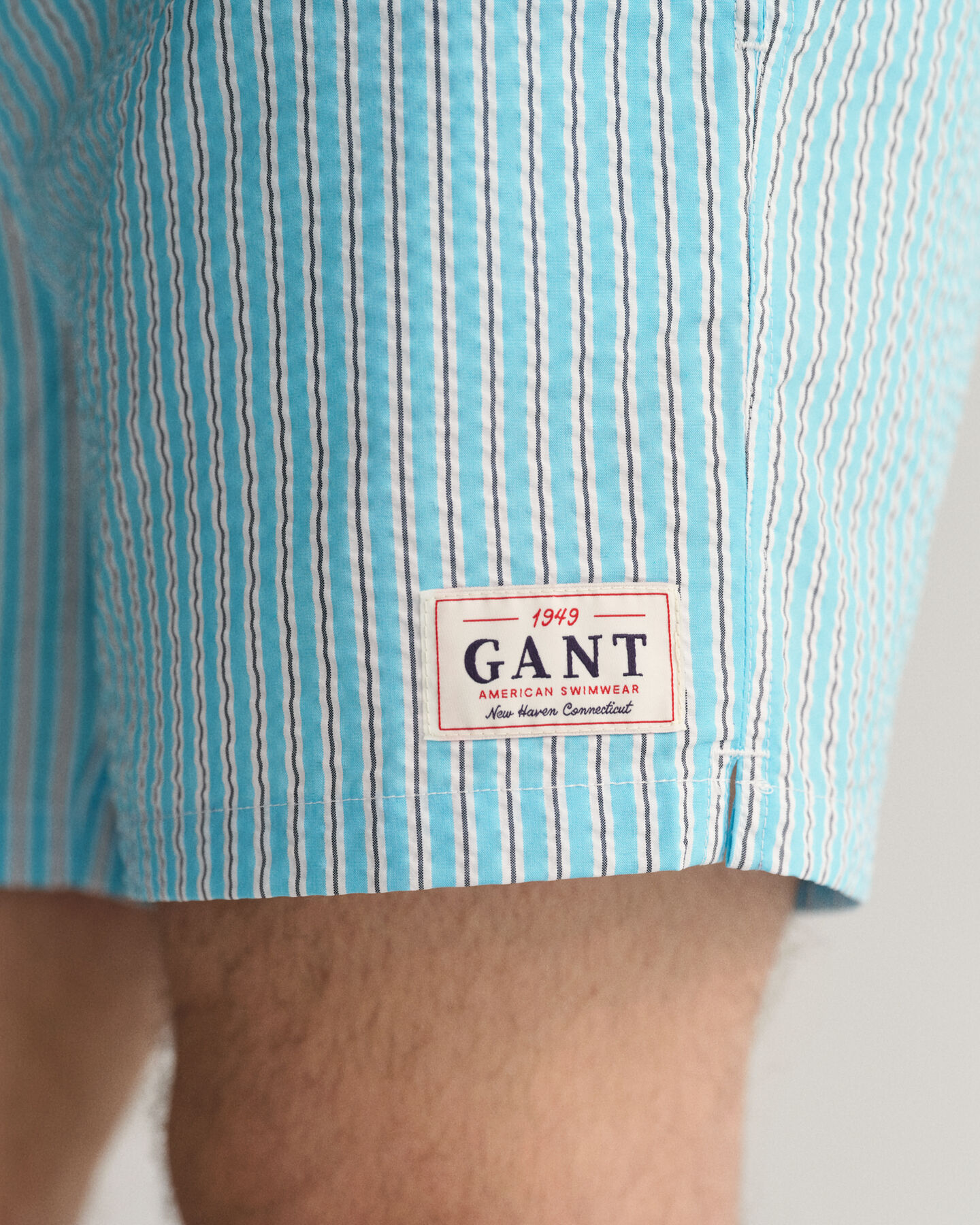 Cal&ccedil;&otilde;es de banho seersucker classic fit