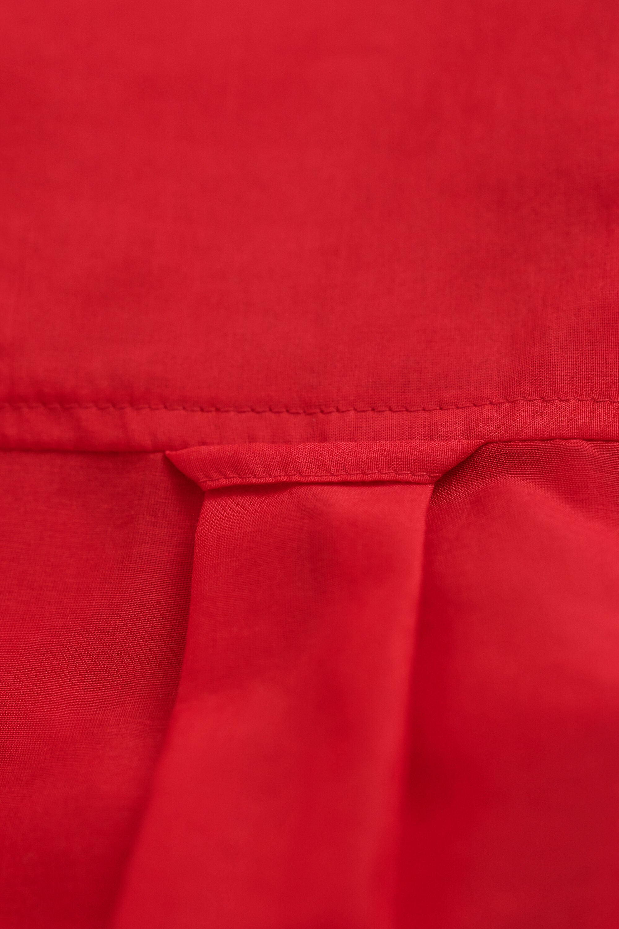 Camisa com laço em seda e algodão