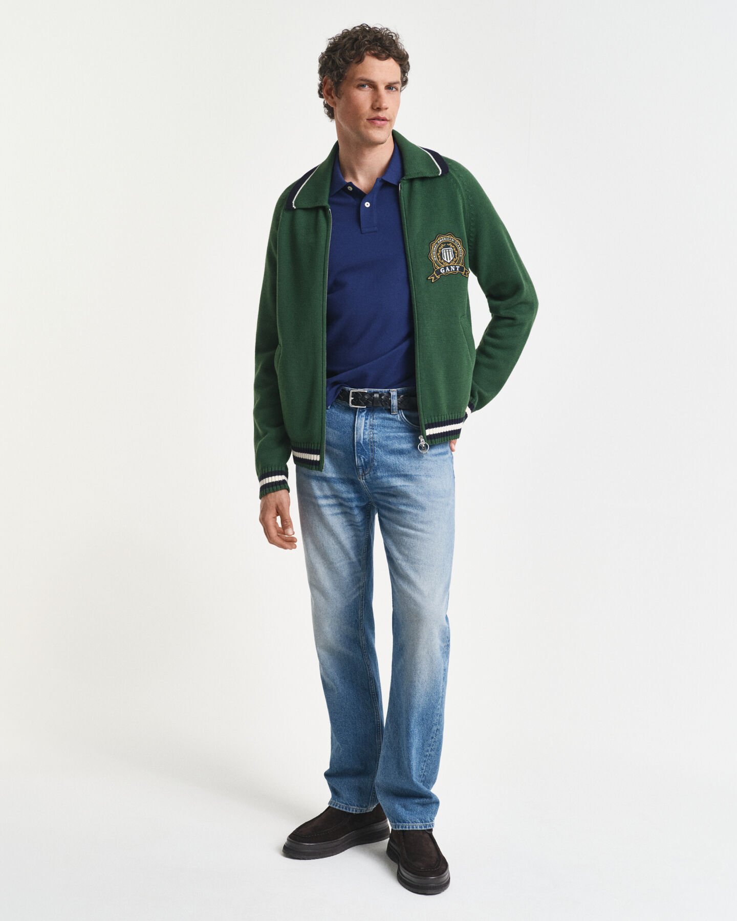 Polo em algodão piqué Shield regular fit