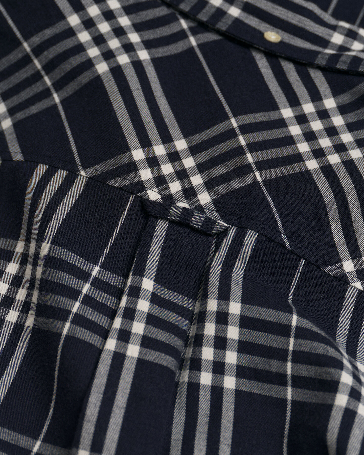 Camisa de flanela com padrão de xadrez relaxed fit