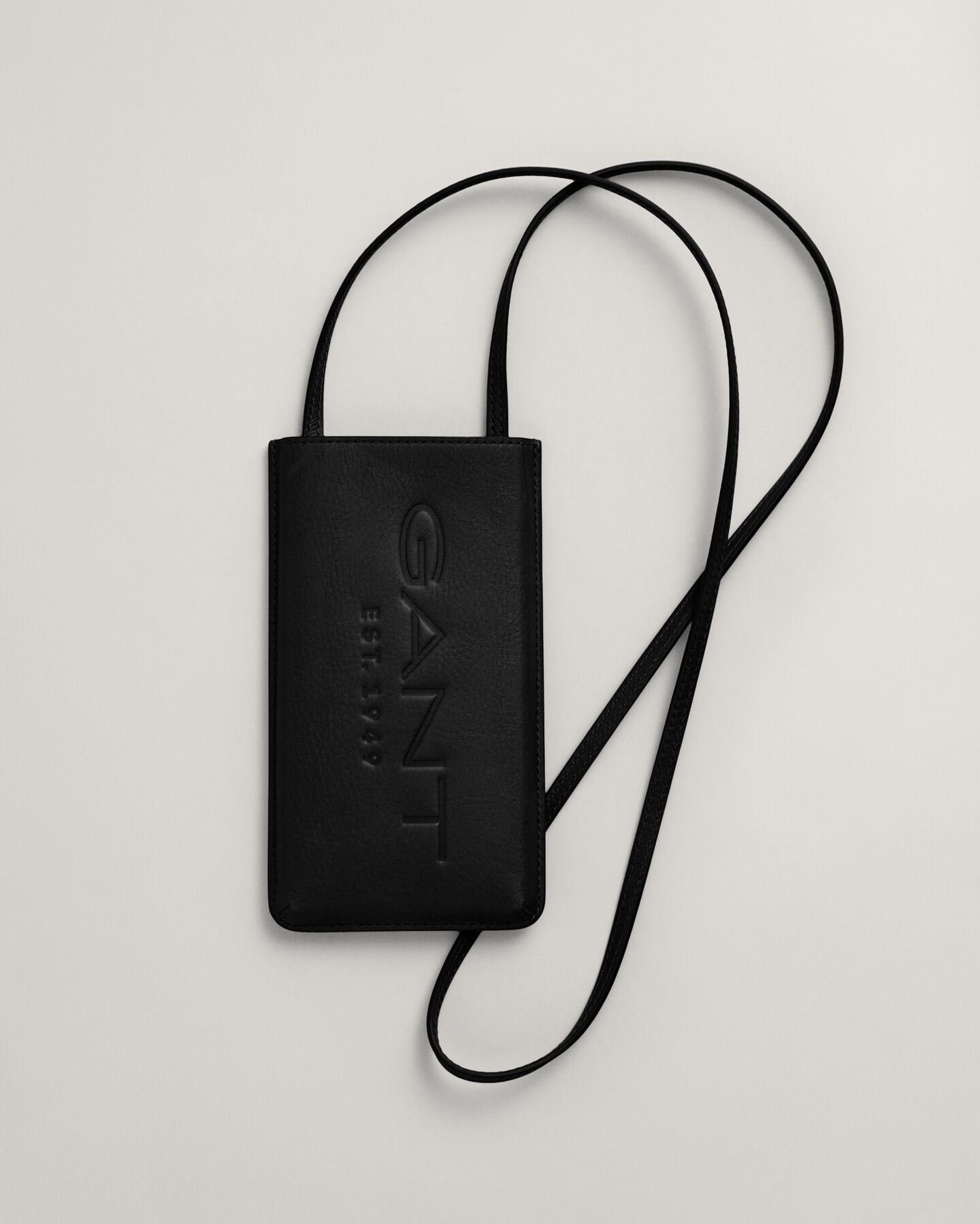 Bolsa de pescoço em pele