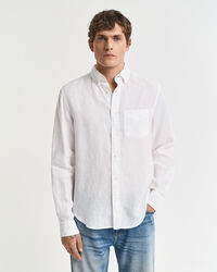Camisa de linho regular fit