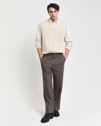 Camisa &agrave;s riscas texturizada relaxed fit