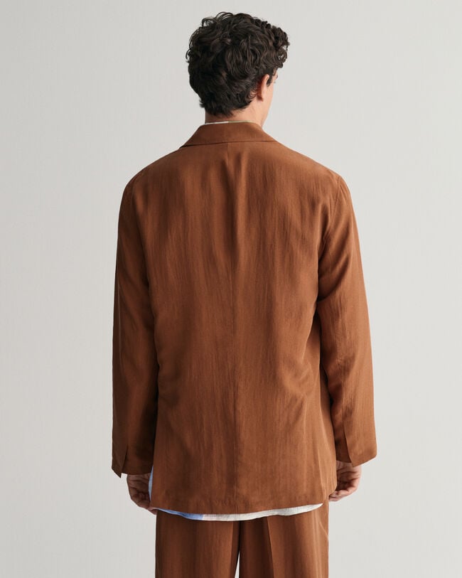 Blazer de fato em seda relaxed fit