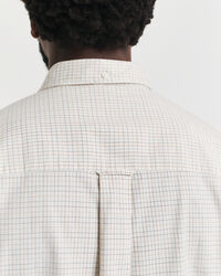 Camisa Oxford Luxury com padrão de xadrez oversized fit