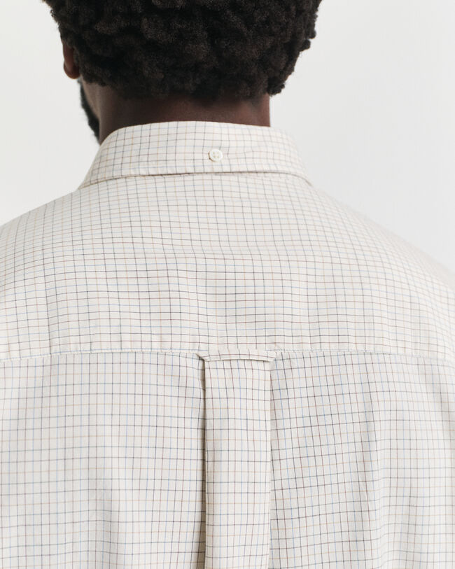 Camisa Oxford Luxury com padrão de xadrez oversized fit