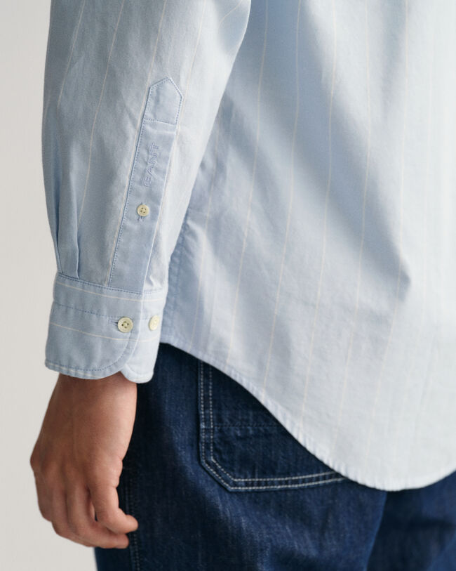 Camisa Oxford pinstripe relaxed fit