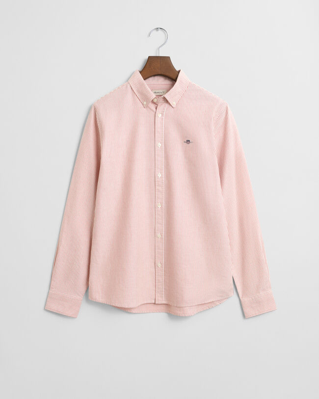 Camisa Oxford às riscas Teens