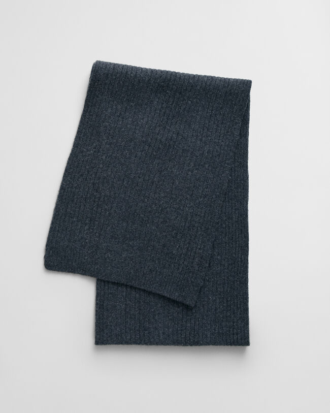 Cachecol em malha de lã fina