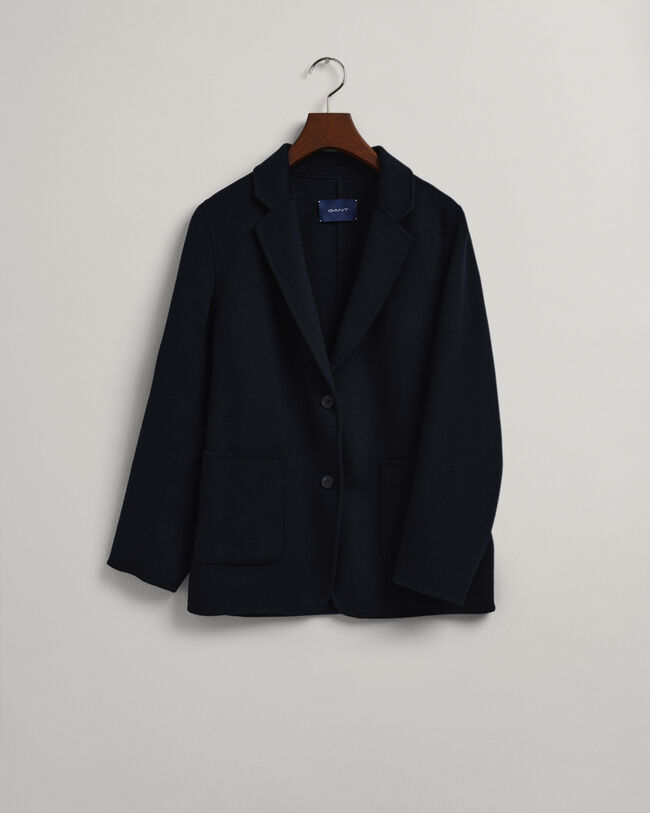 Blazer a direito cosido à mão