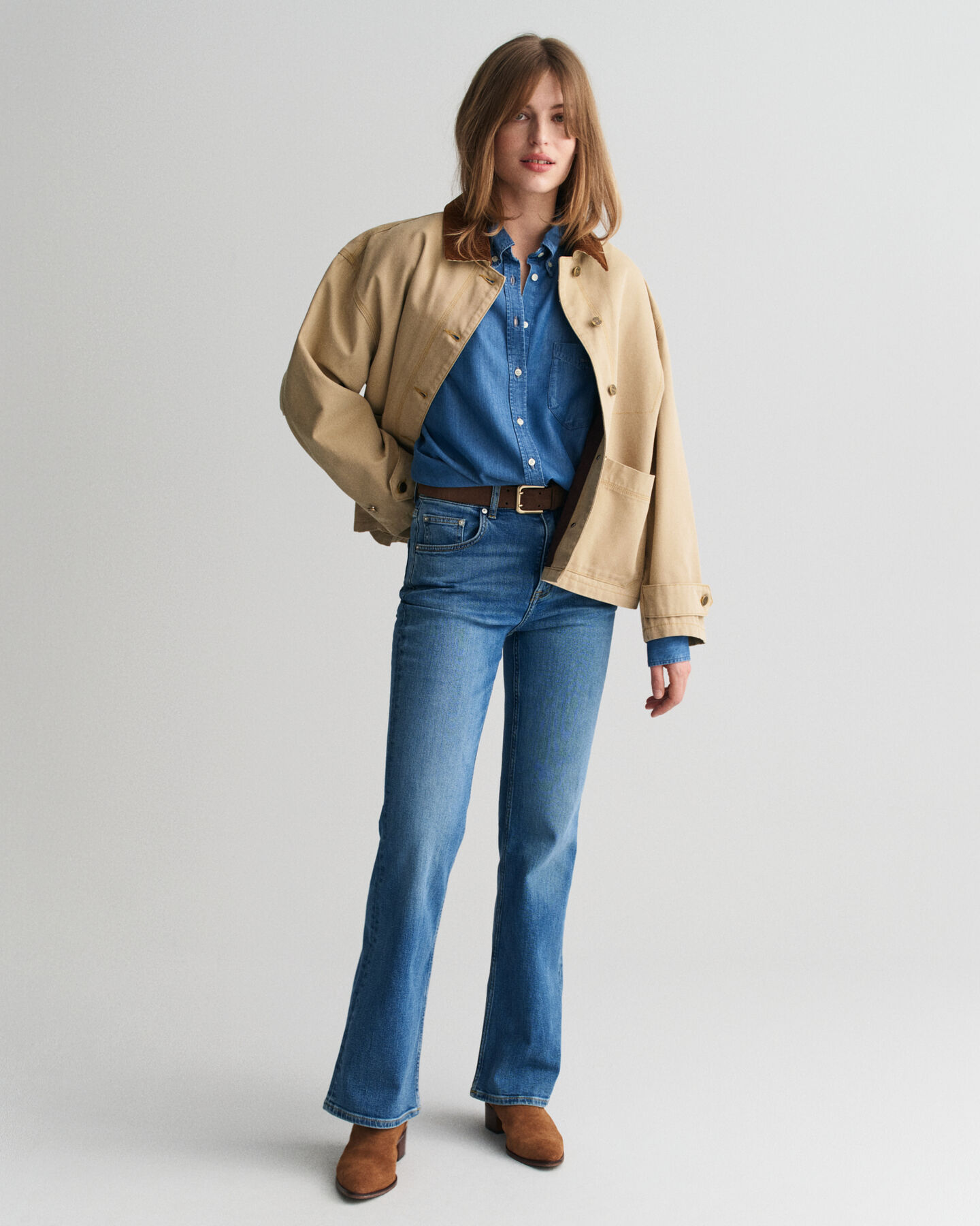 Casaco Workwear com efeito de lavagem