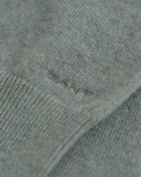 Camisola de malha com decote redondo em lã extrafina