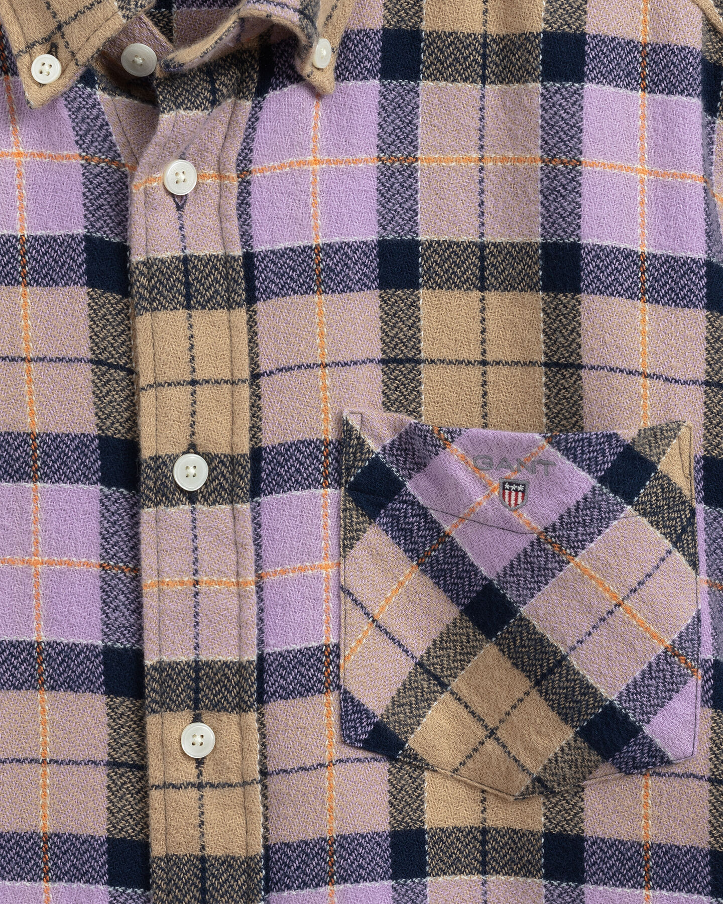 Camisa em padr&atilde;o xadrez Texture Teens