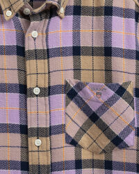 Camisa em padr&atilde;o xadrez Texture Teens