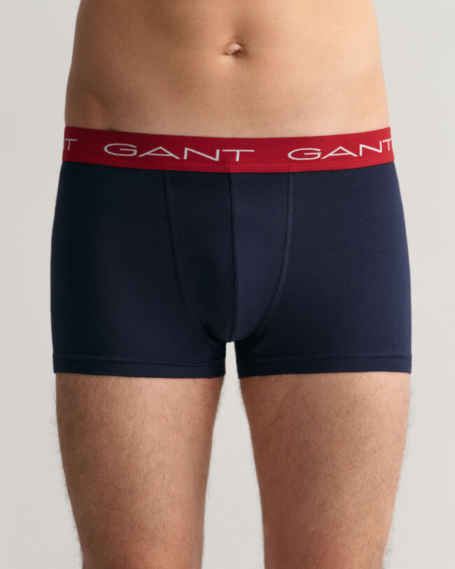 Pack de tr&ecirc;s boxers com riscas em bloco