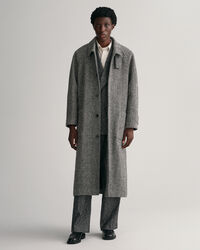 Sobretudo em lã Balmacaan