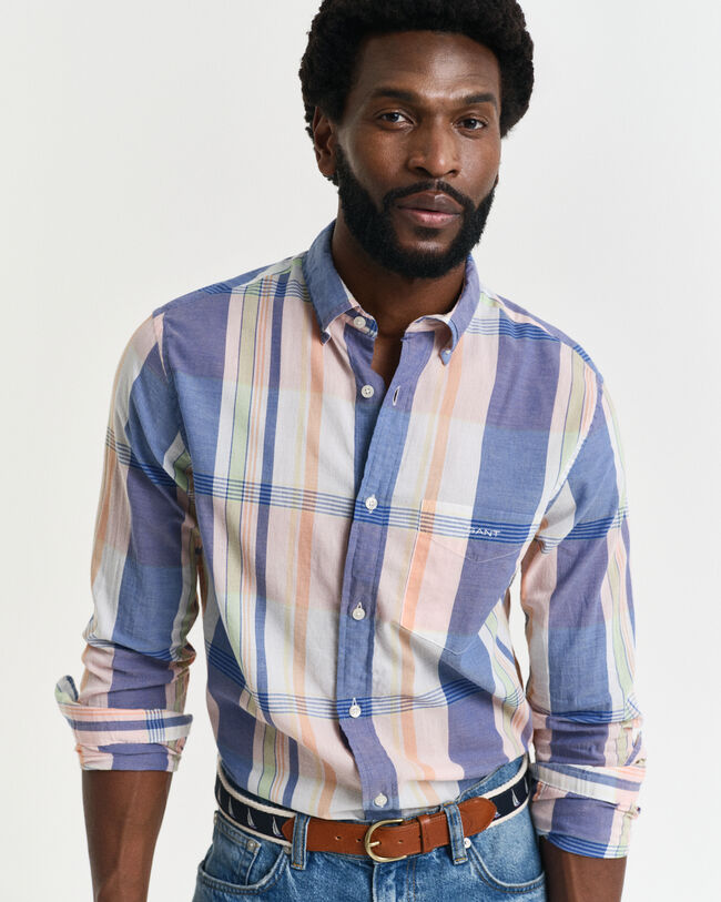 Camisa madras Indian regular fit