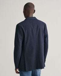 Blazer em linho e algod&atilde;o