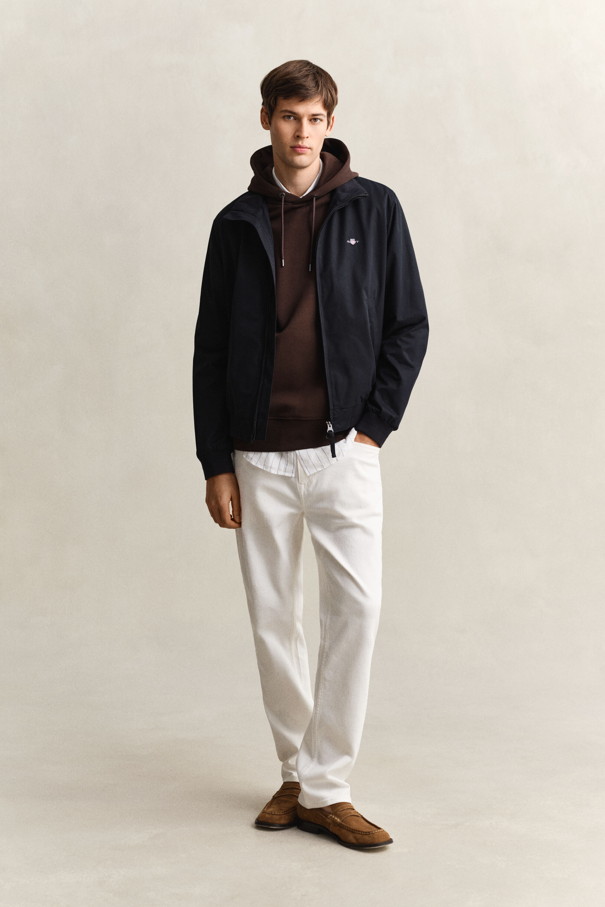 Sweatshirt com capuz Interlock