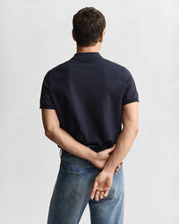 Polo em algodão piqué Shield regular fit