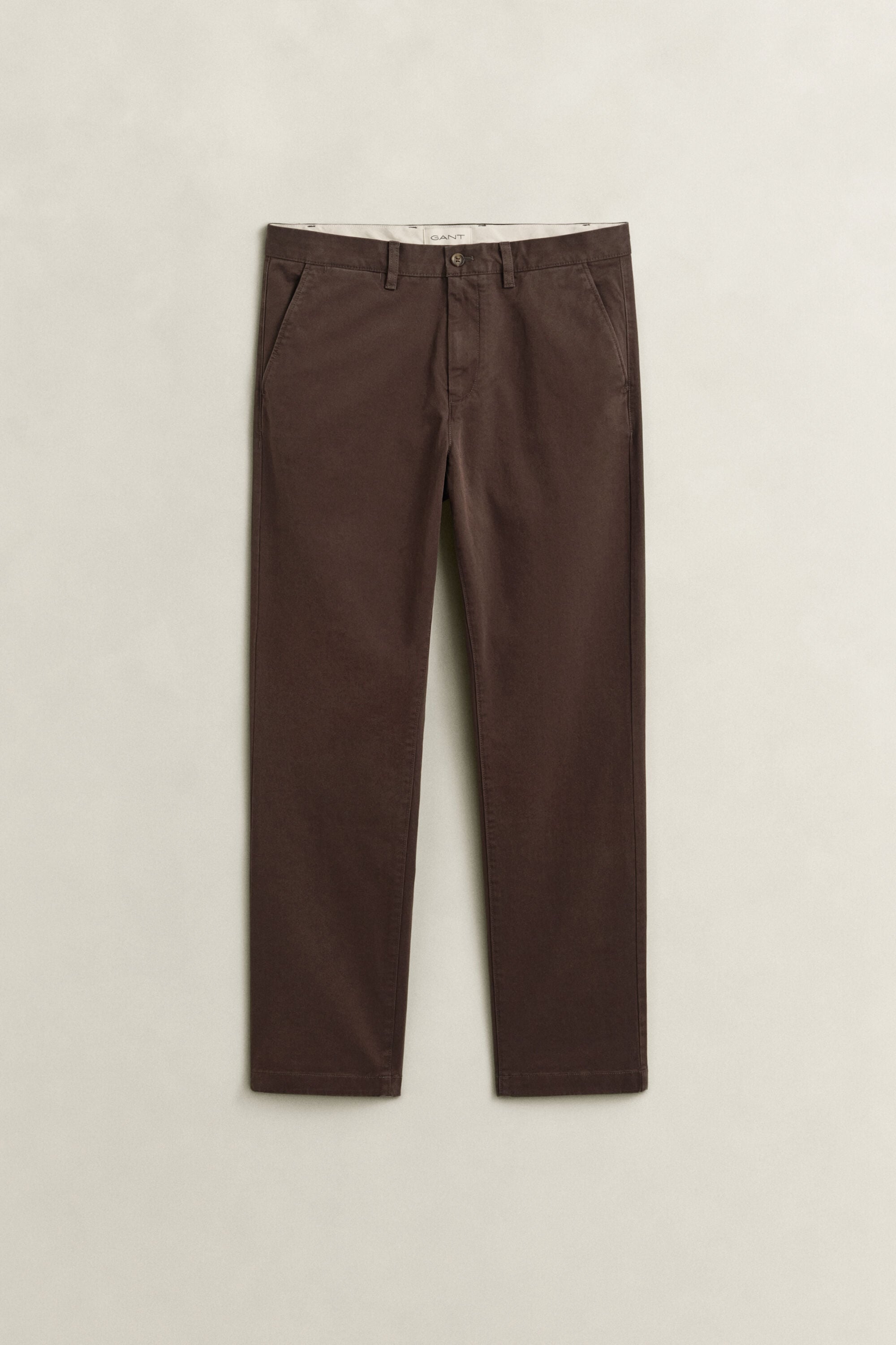 Calças chino confortáveis regular fit