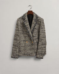 Casaco tipo blazer em tweed